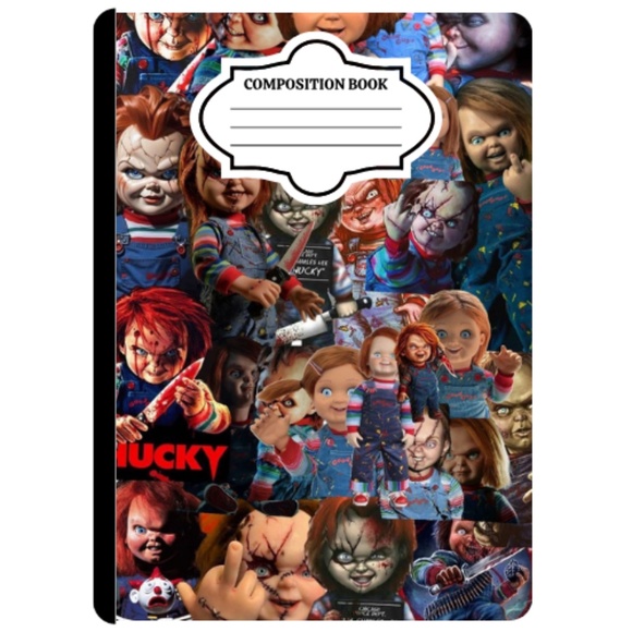 Handmade Chucky Composition Notebook - Picture 1 of 1